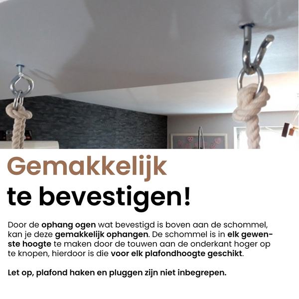 Meegroei Schommel 3-in-1 Hout – Beige/Bruin