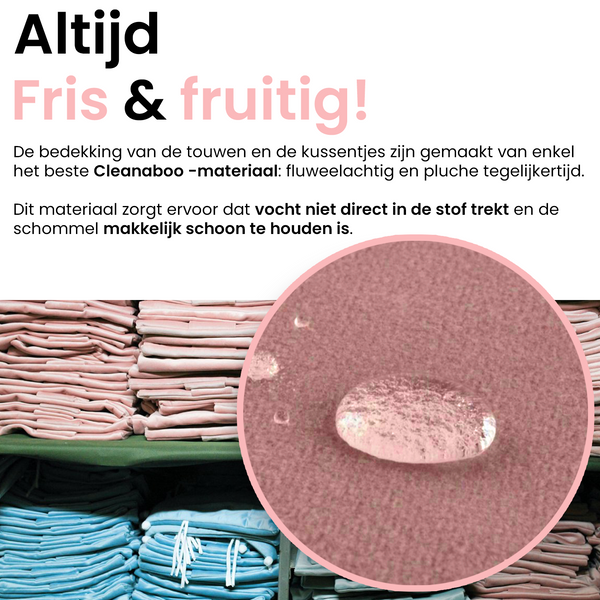 Meegroei Schommel 3-in-1 Hout – Roze