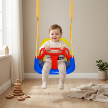 Afbeelding in Gallery-weergave laden, Trendmix Meegroei Schommel 3-in-1 Voor Baby, Peuter &amp; Kleuter – Veilig Met Verstelbare Banden – Voor Binnen &amp; Buiten Gebruik