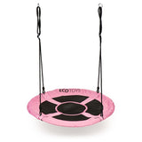 Ecotoys Nestschommel Buitenspeelgoed 100 cm Roze tot 100kg - Kinderschommel Buiten/Binnen