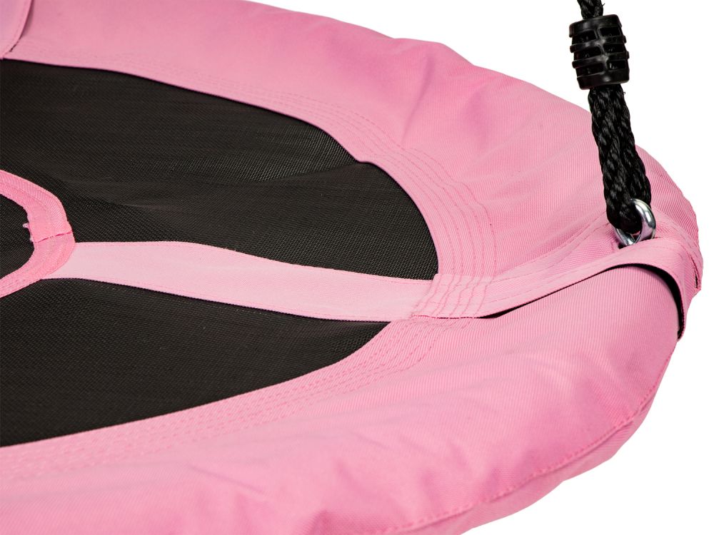 Ecotoys Nestschommel Buitenspeelgoed 100 cm Roze tot 100kg - Kinderschommel Buiten/Binnen