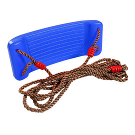 Tuinschommel voor kinderen / kinderschommel met touwen max 100kg blauw 44cm x 17cm