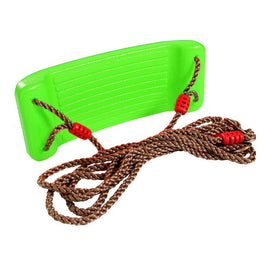 Tuinschommel voor kinderen / kinderschommel met touwen max 100kg groen 44cm x 17cm